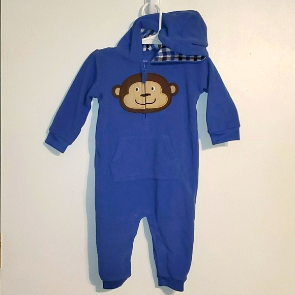 Carter's Other - EUC!  Carter's fleece Onesie 12 months.